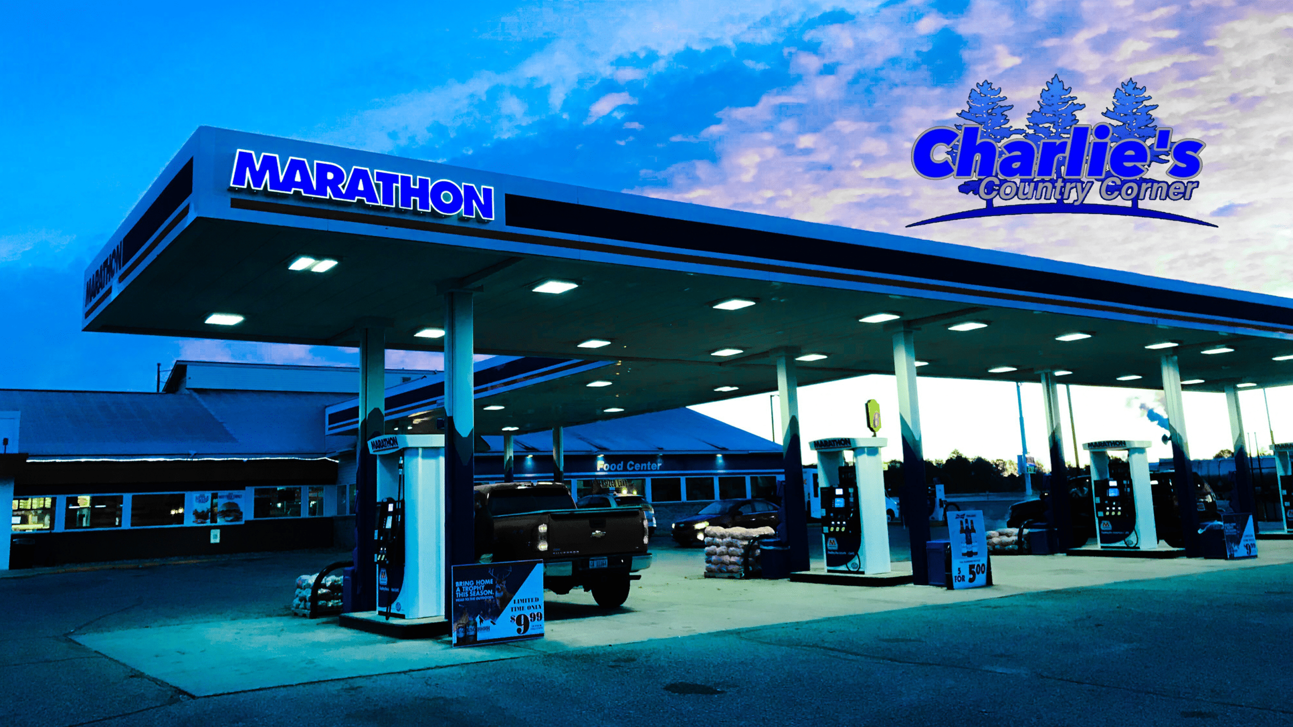 Charlie's Country Corner Hero Background