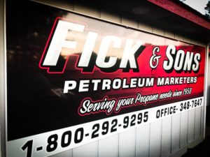 Fick & Sons Building Sign