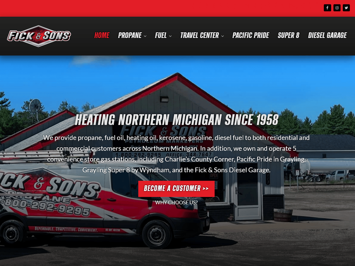 Fick & Sons Launches New Website